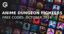 Anime dungeon fighters codes october