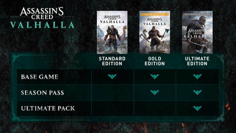 Assassins creed valhalla editions