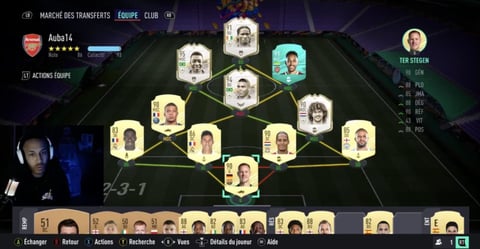 Aubameyang fut 21 team