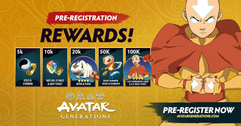 Avatar pre registration rewards 2
