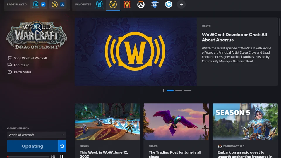 The new Battle.net Home Page is live! — Battle.net — Blizzard News