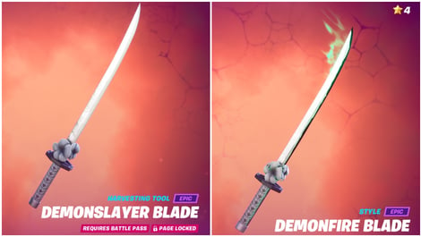 Best fortnite pickaxes demonslayer blade