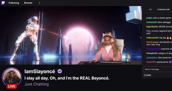 Beyonce twitch