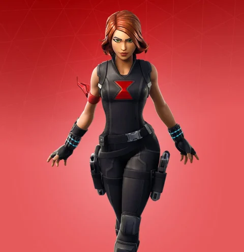 Black widow skin fortnite