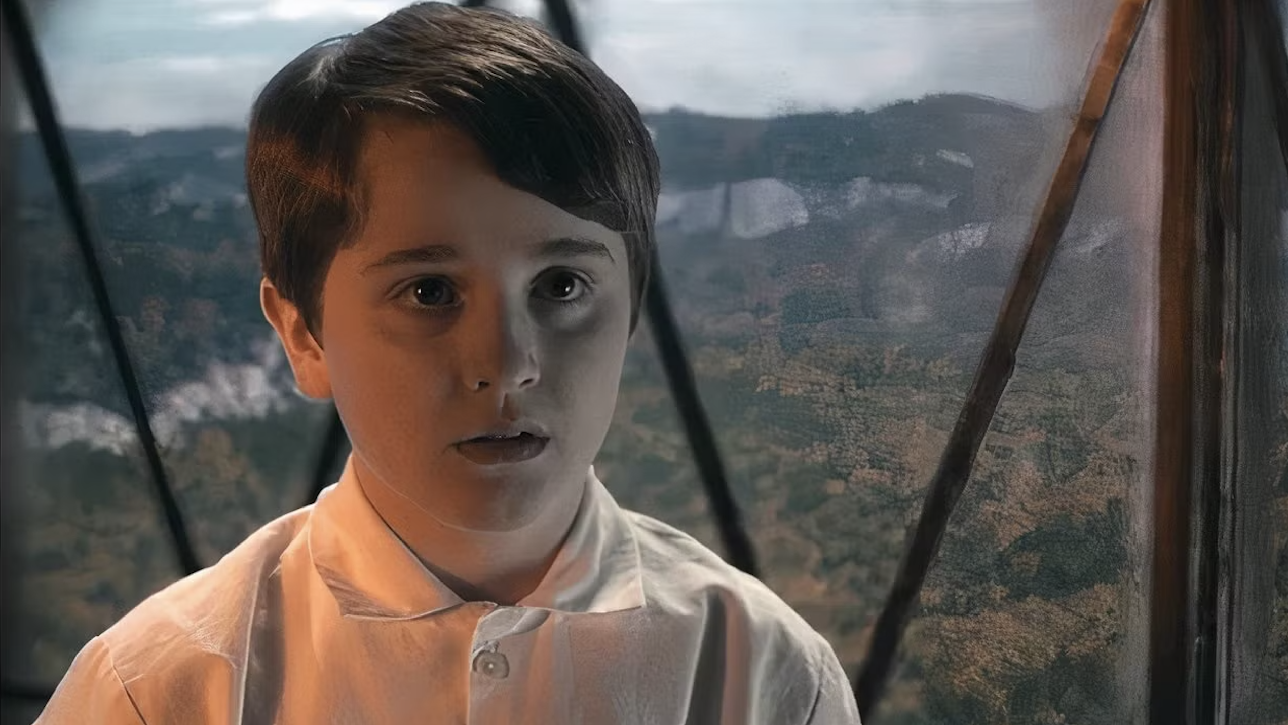 Boy in white