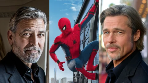 Brad pitt george clooney spider man jon watts