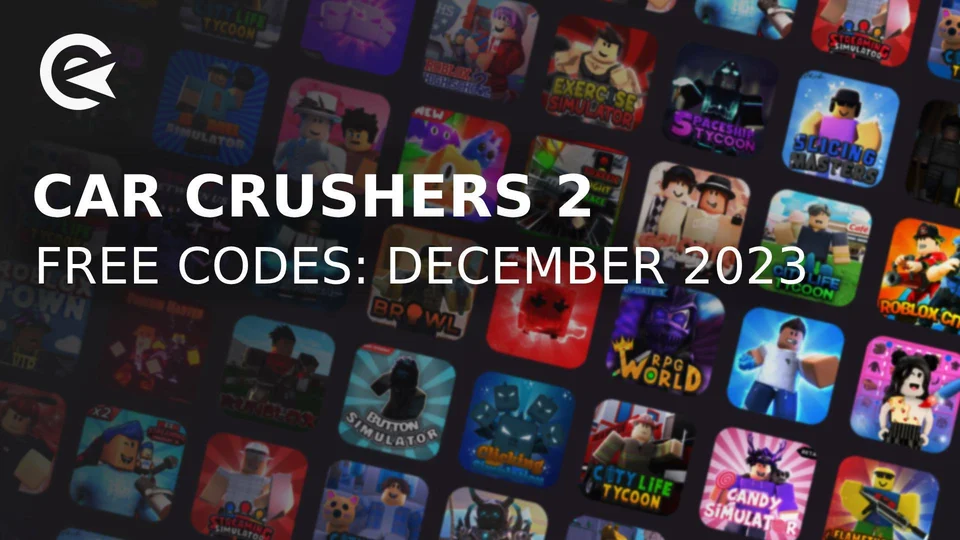 Roblox - Códigos Car Crushers 2 (novembro de 2023) - Listas Steam