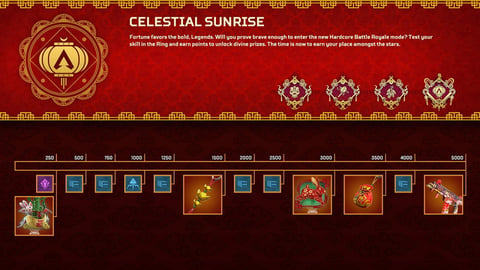 Celestial sunrise collection event free reards