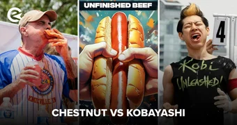 Chestnut Kobayashi hot dog eating live on netflix