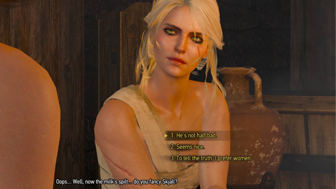 Ciri prefers women