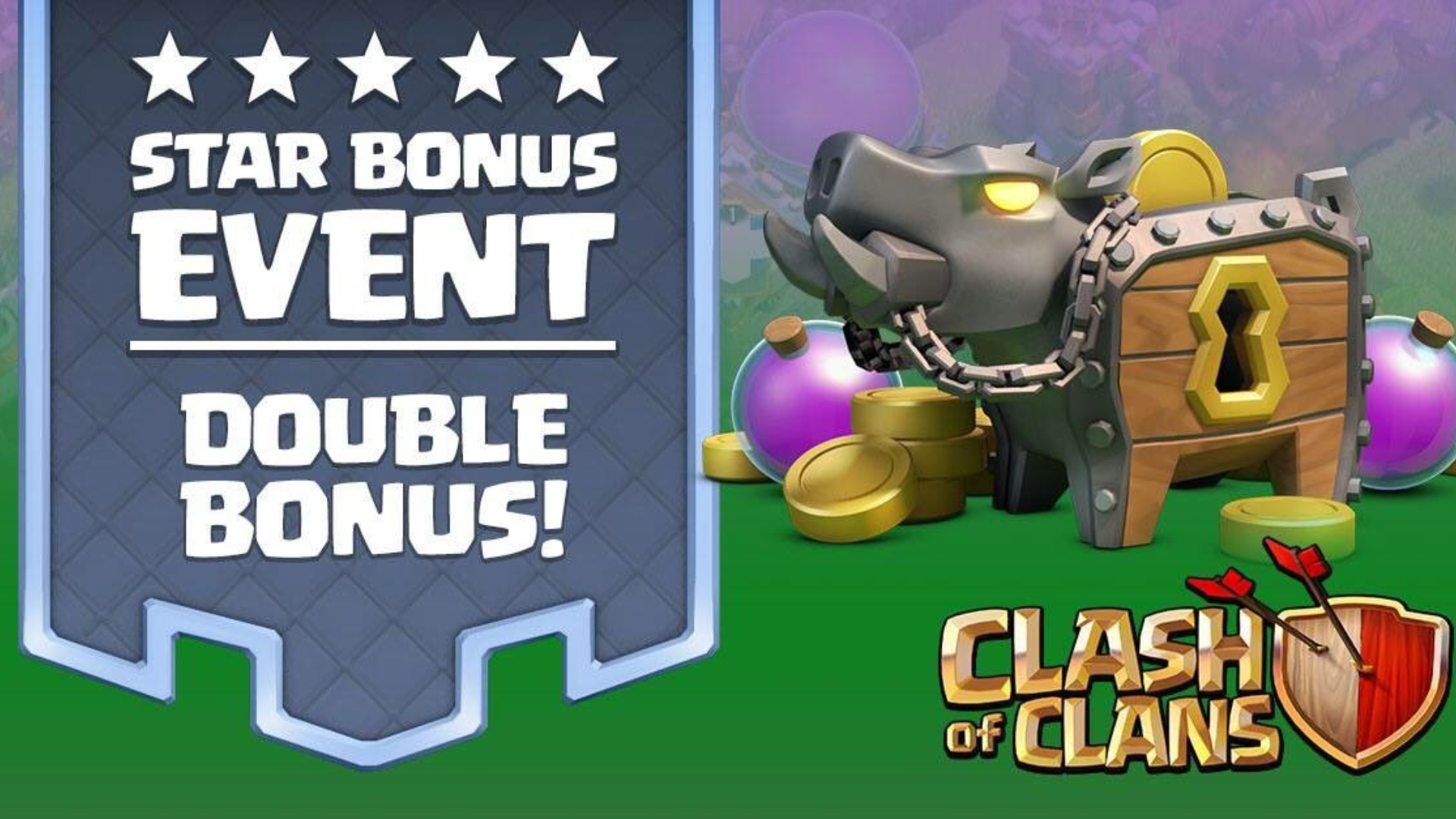 Clash of Clans 2x Star Bonus and Star Chaser
