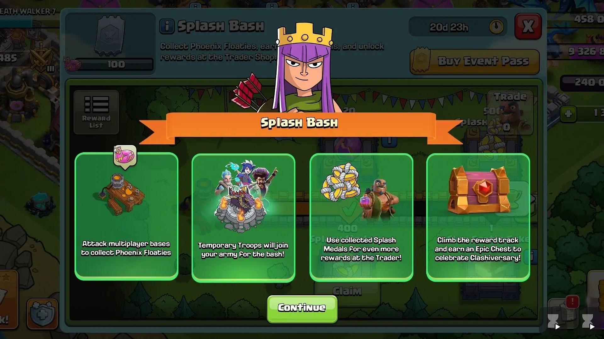 Coc Splash Bash