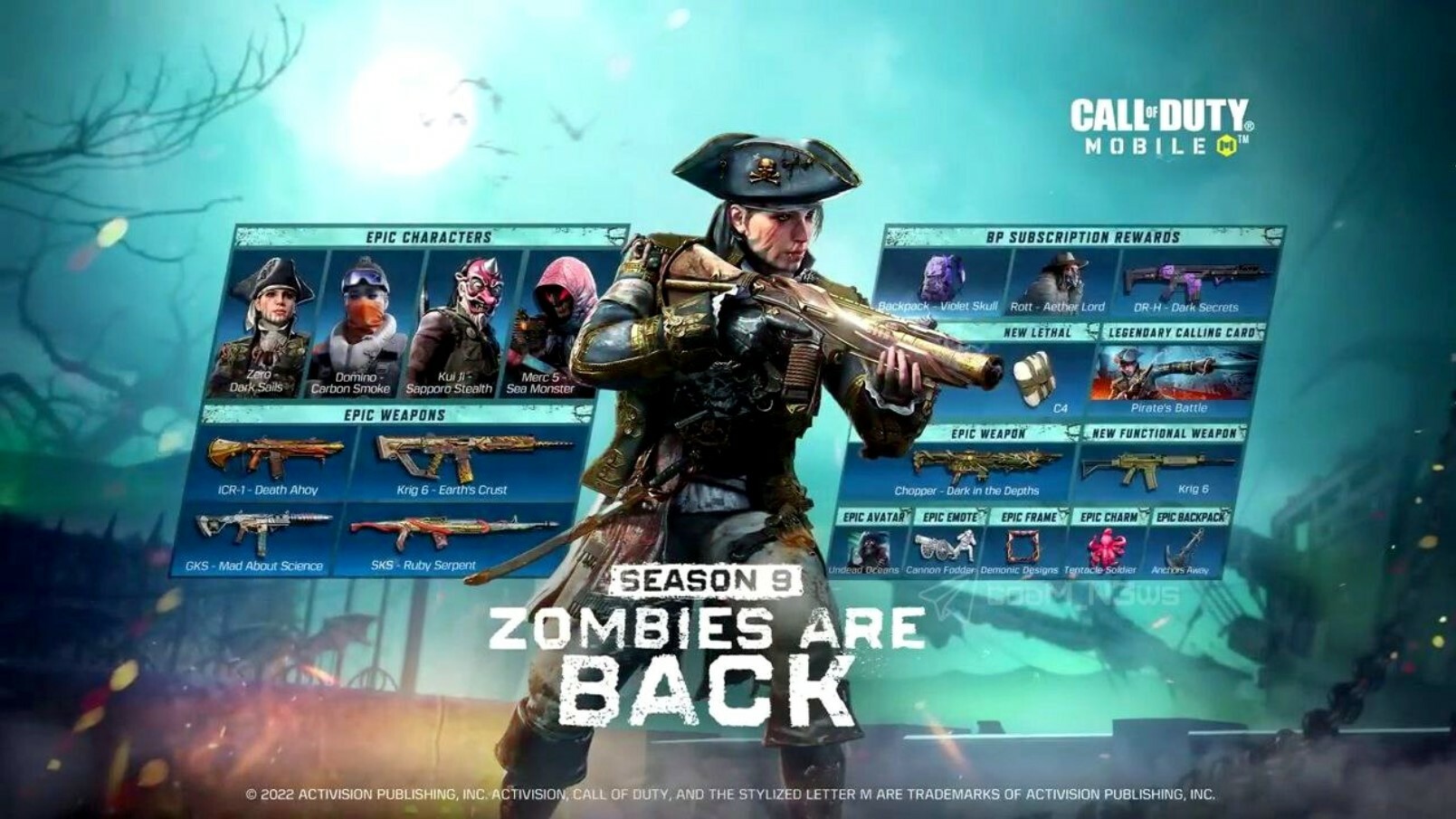 Cod mobile season 9 battle pass