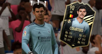 Courtois fifa 21 pro player