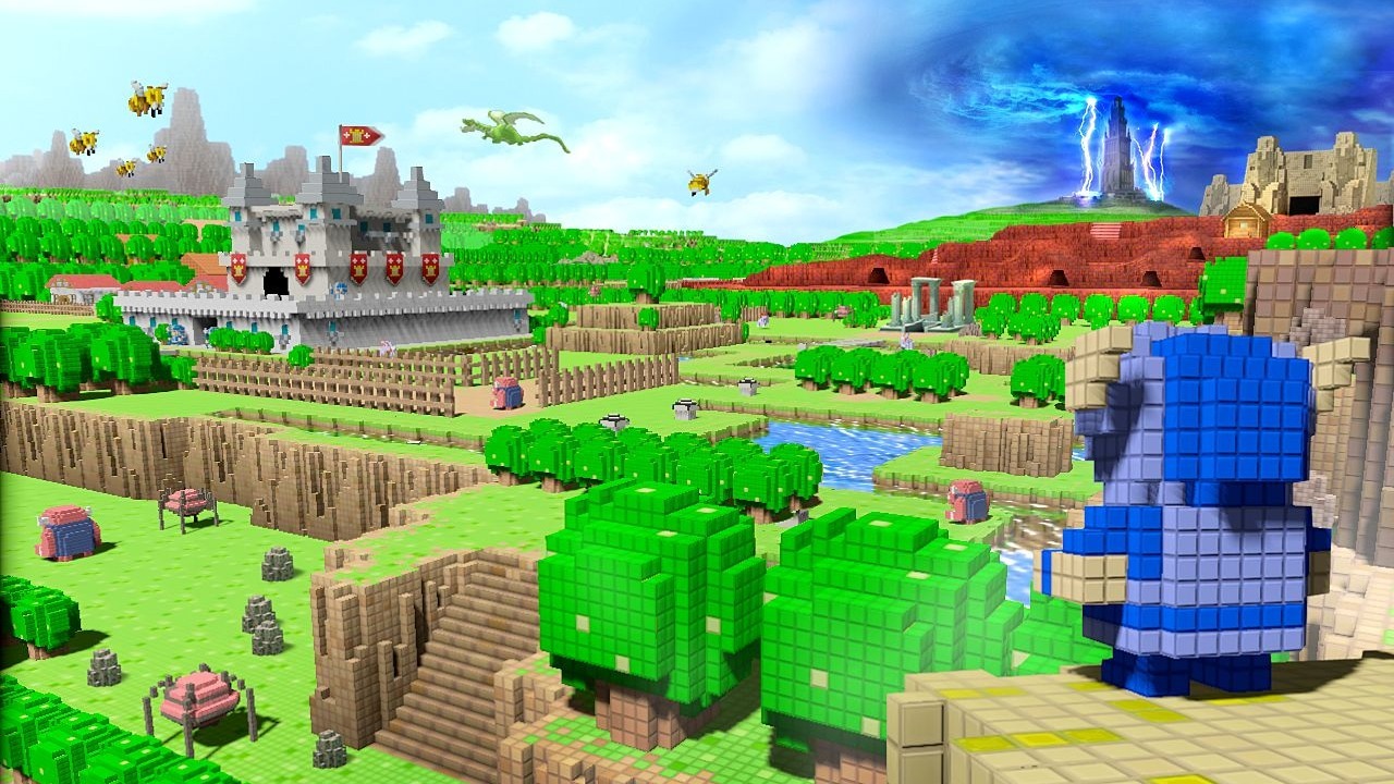 Cropped 3 D Dot Game Heroes
