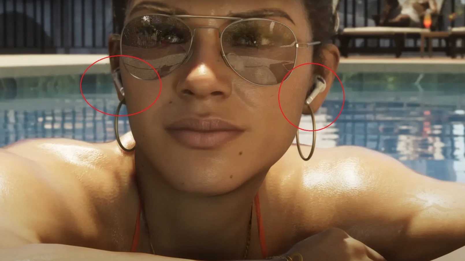 Cropped Airpods hint at listening to music from not just the iconic radios