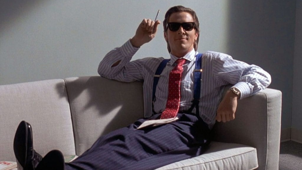 Cropped American Psycho 2000 Patrick Bateman