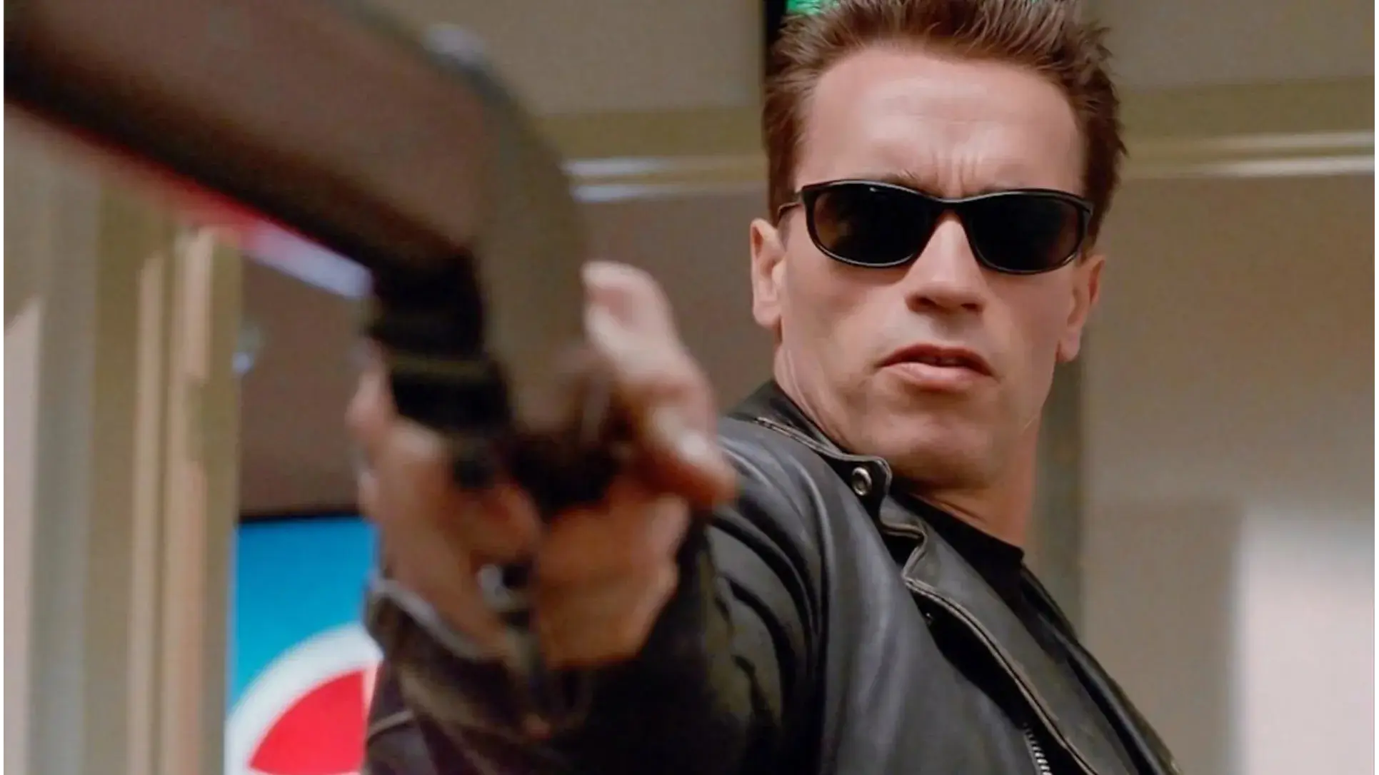 Cropped Arnold Schwarzenegger The Terminator