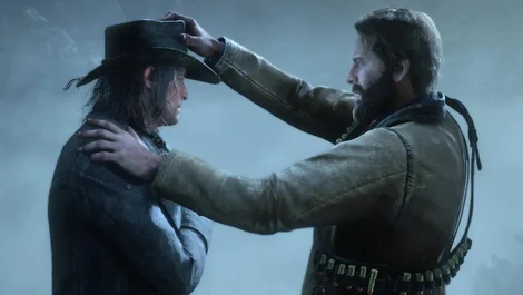 Cropped Arthur Morgan and John Marston Red Dead Redemption 2 2018