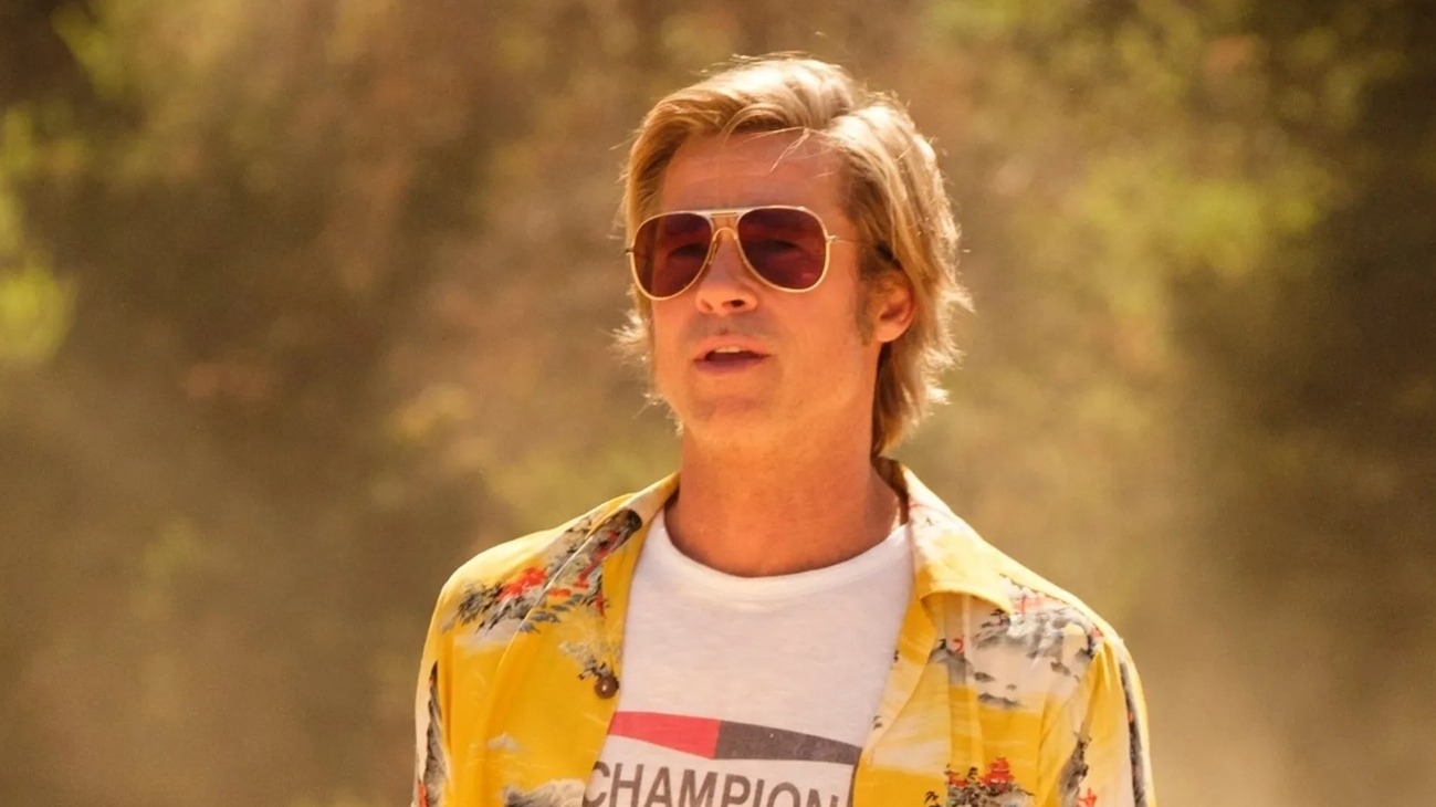 Cropped Brad Pitt Once Upon a Time in Hollywood 2019