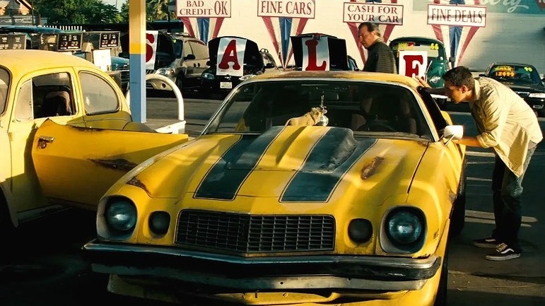 Cropped Bumblebee Transformers