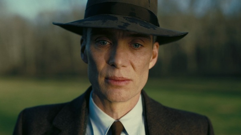 Cropped Christopher Nolan and Cillian Murphy Oppenheimer