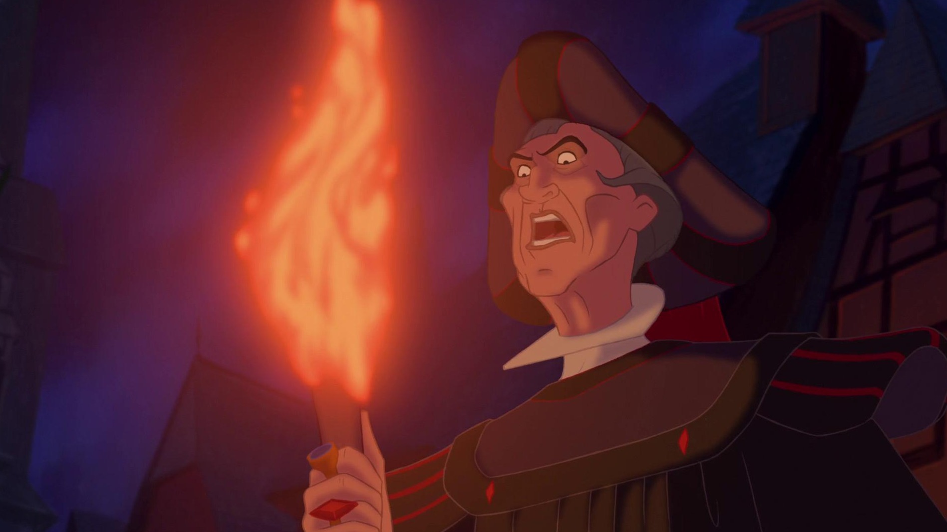 Cropped Claude Frollo hunchback of notre dame