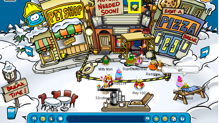 Cropped Club Penguin 2005