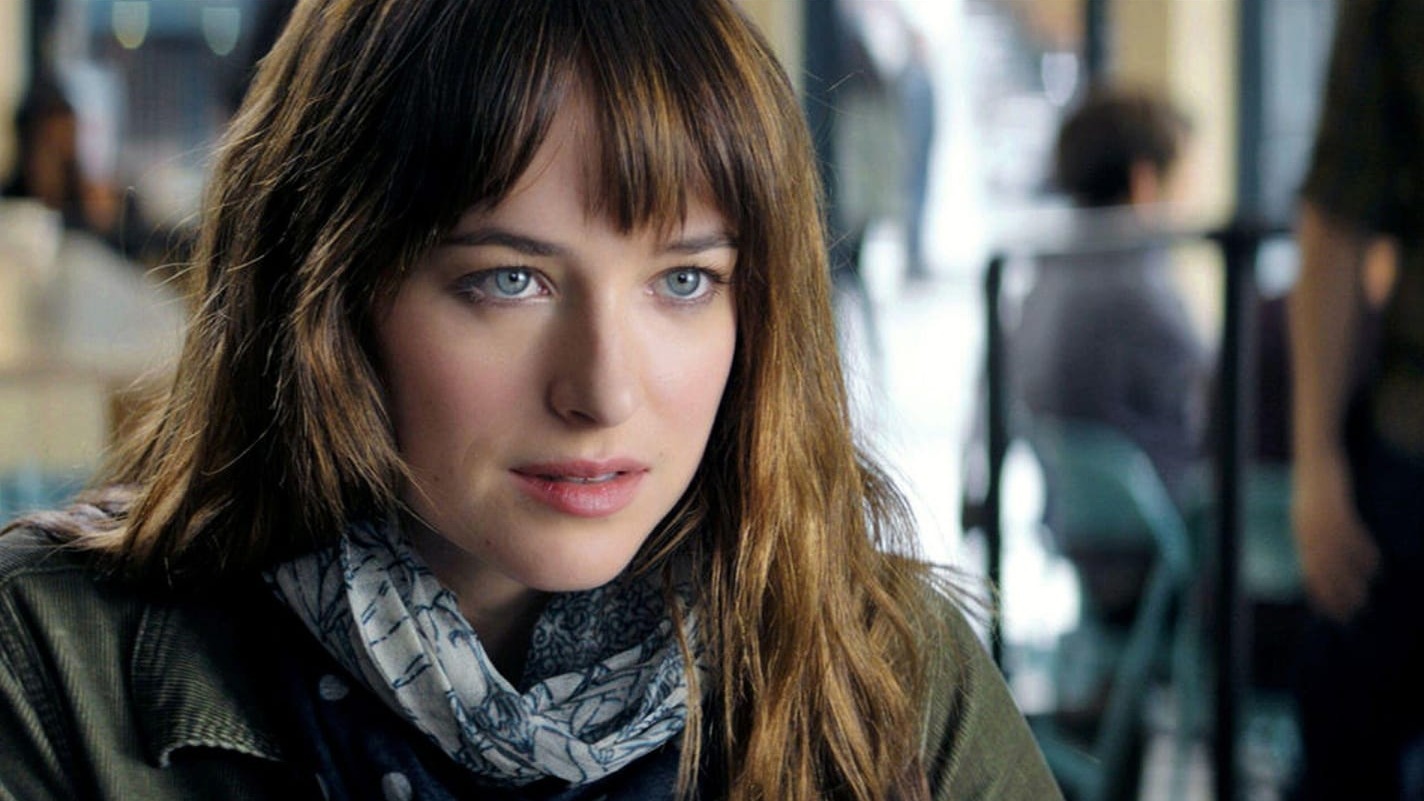 Cropped Dakota Johnson fifty shades of grey