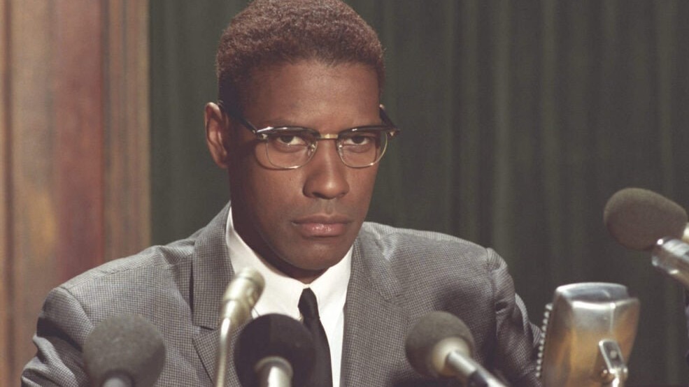 Cropped Denzel Washington Malcolm X
