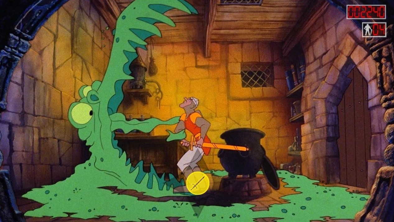 Cropped Dragons Lair 1983