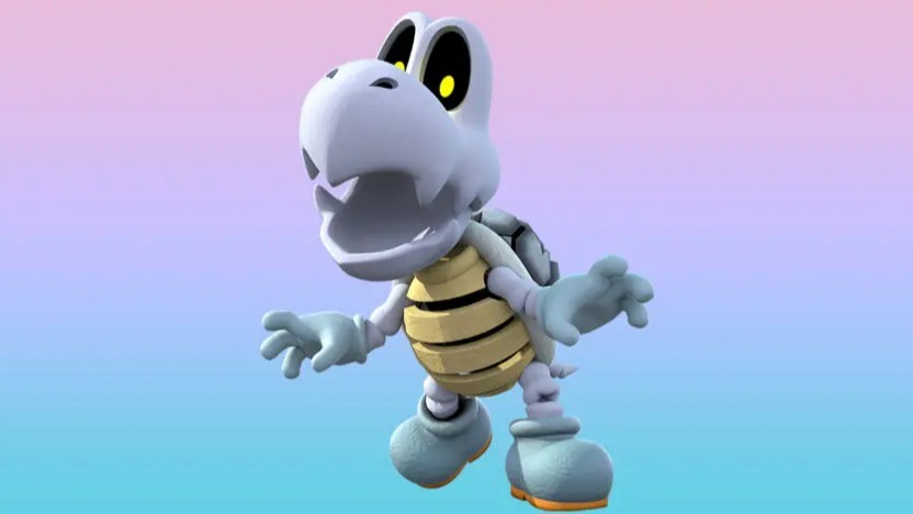 Cropped Dry Bones Super Mario