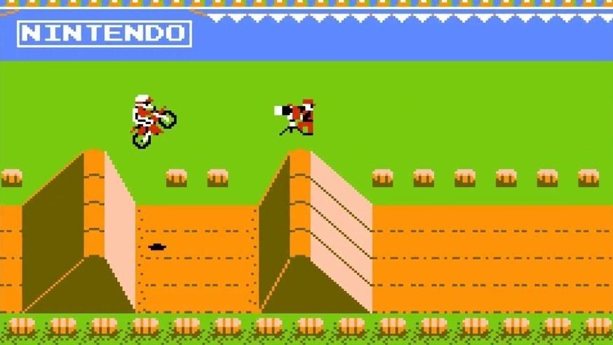 Cropped Excitebike 1984