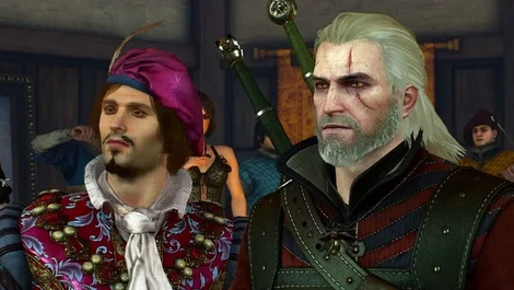 Cropped Geralt and Dandelion The Witcher 2007