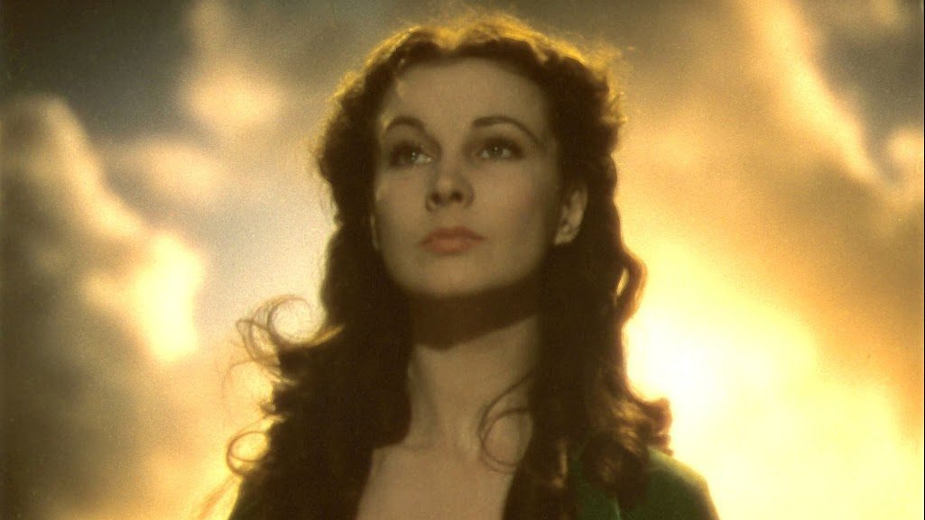 Cropped Gone With the Wind 1939 Scarlett O Hara