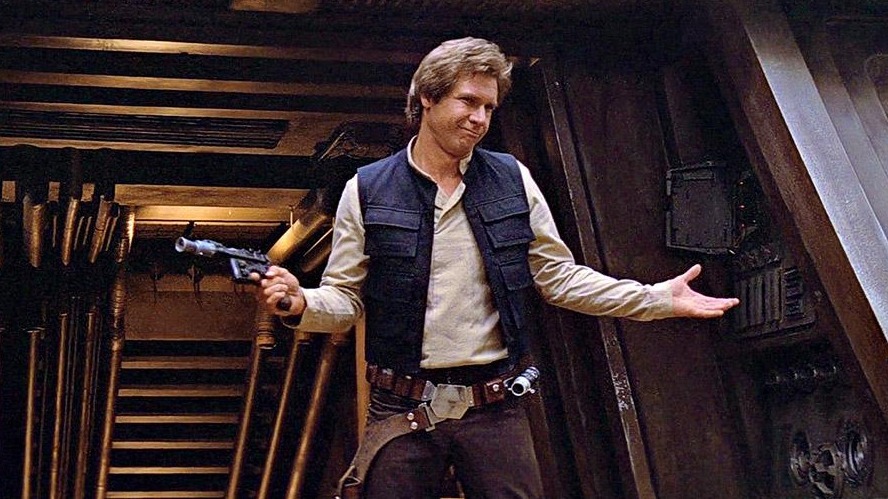 Cropped Harrison Ford Han Solo