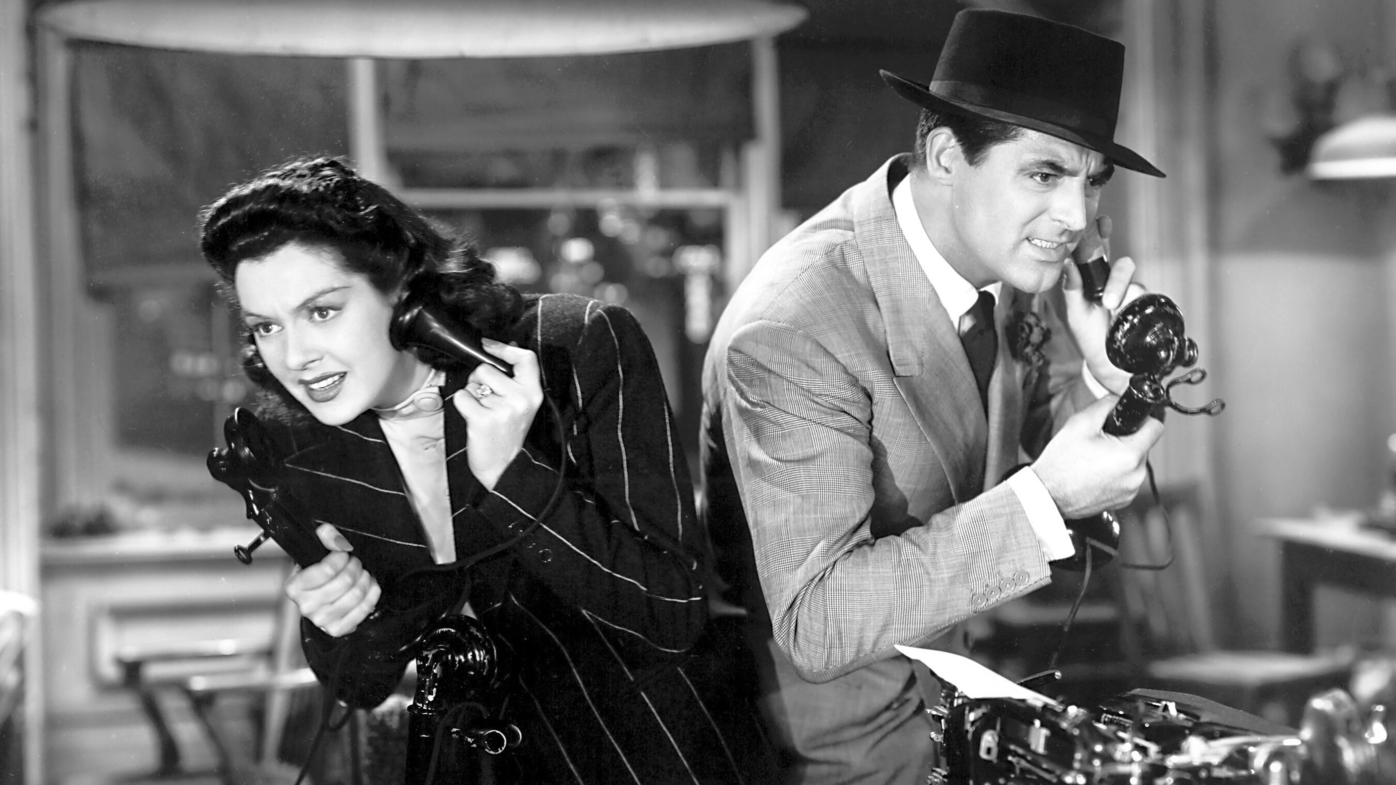 Cropped His Girl Friday 1940