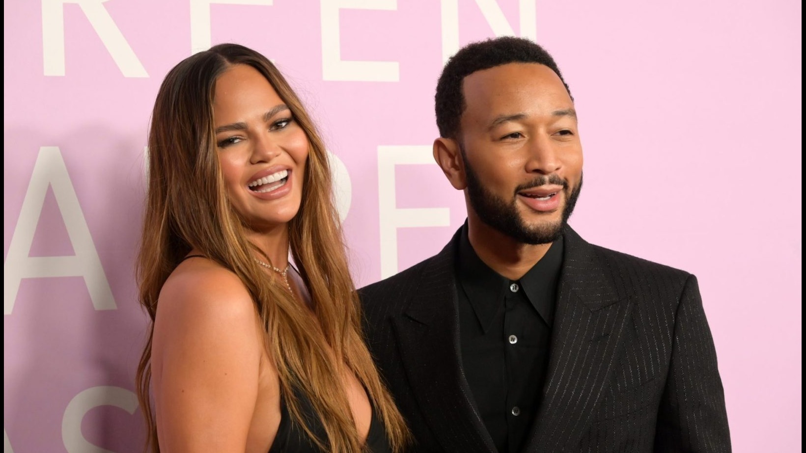 Cropped John Legend and Chrissy Teigen
