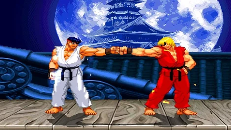 Cropped Ken And Ryu Street Fighter