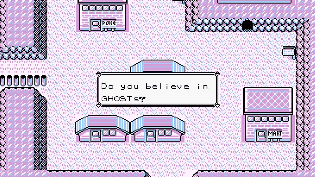 Cropped Lavender Town Pokémon Red Green 1996
