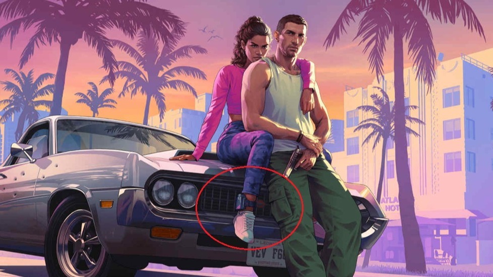 Cropped Lucía wears an electronic ankle monitor upon leaving prison