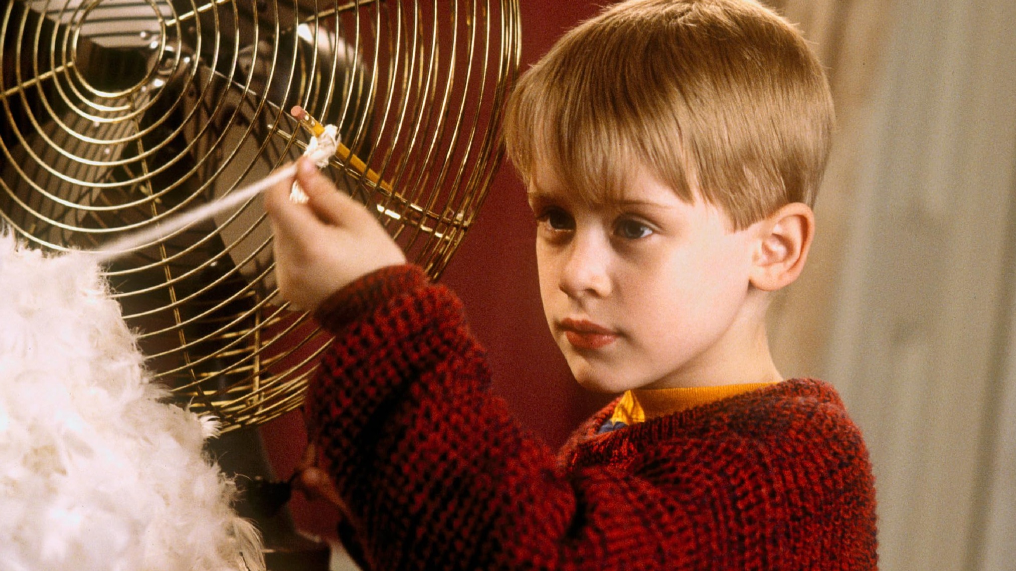 Cropped Macaulay Culkin Home Alone