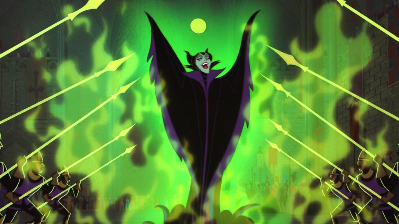 Cropped Maleficent sleeping beauty