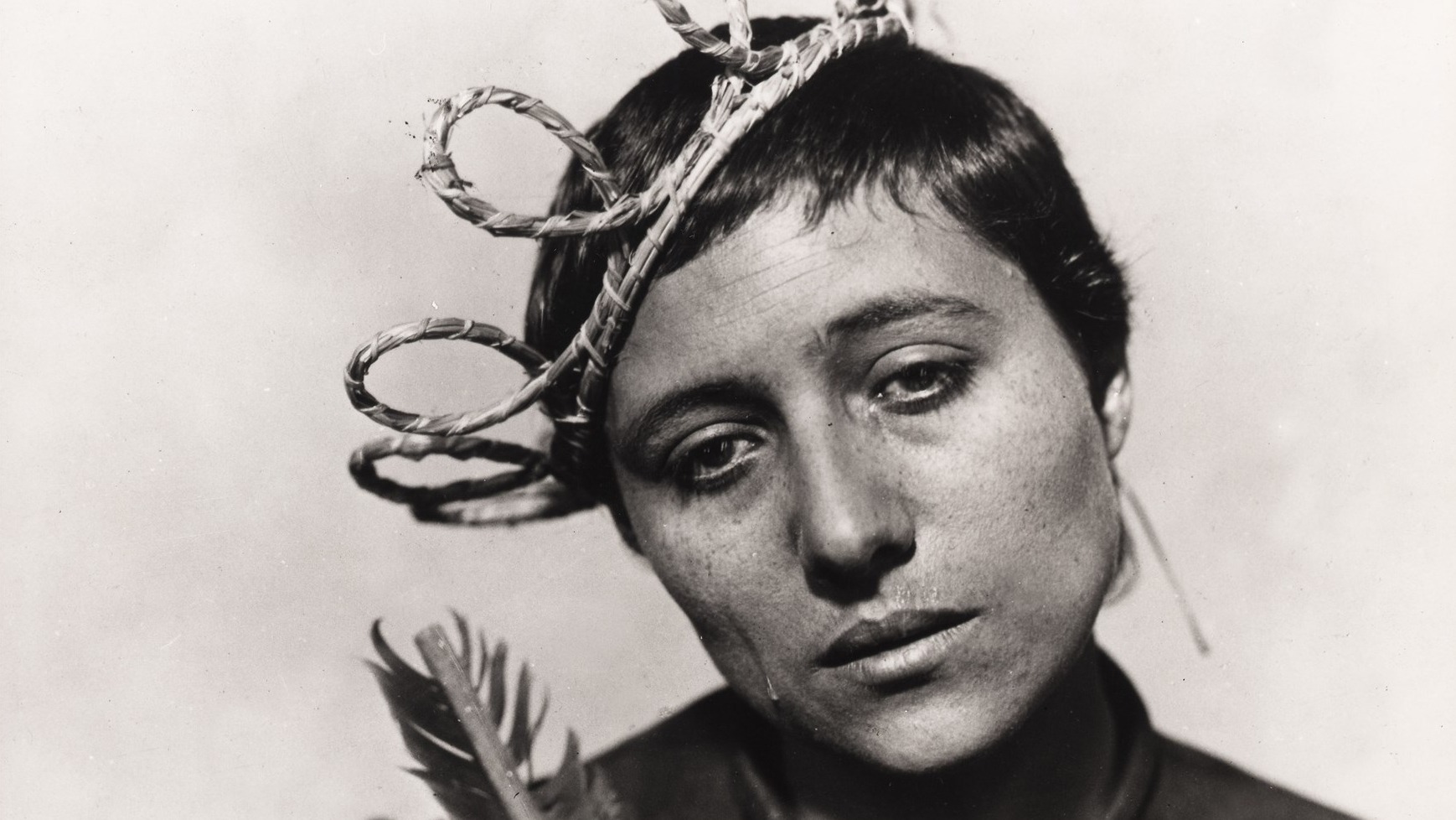 Cropped María Falconetti The Passion of Joan of Arc 1928