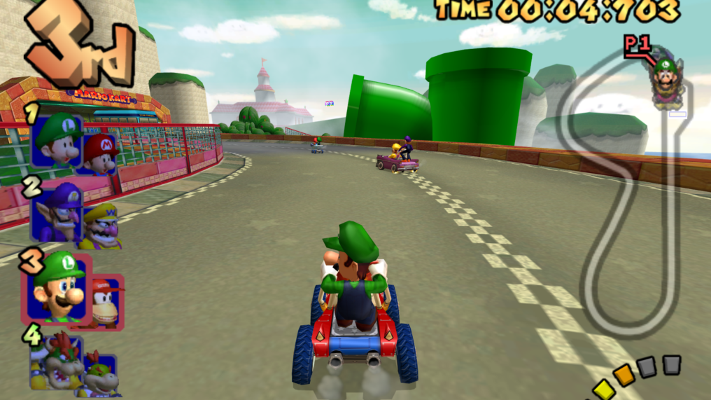 Cropped Mario Kart Double Dash 2003