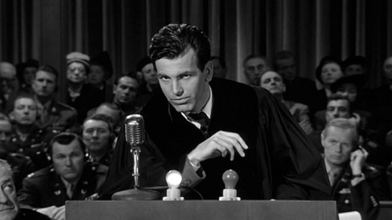 Cropped Maximilian Schell Judgment at Nuremberg