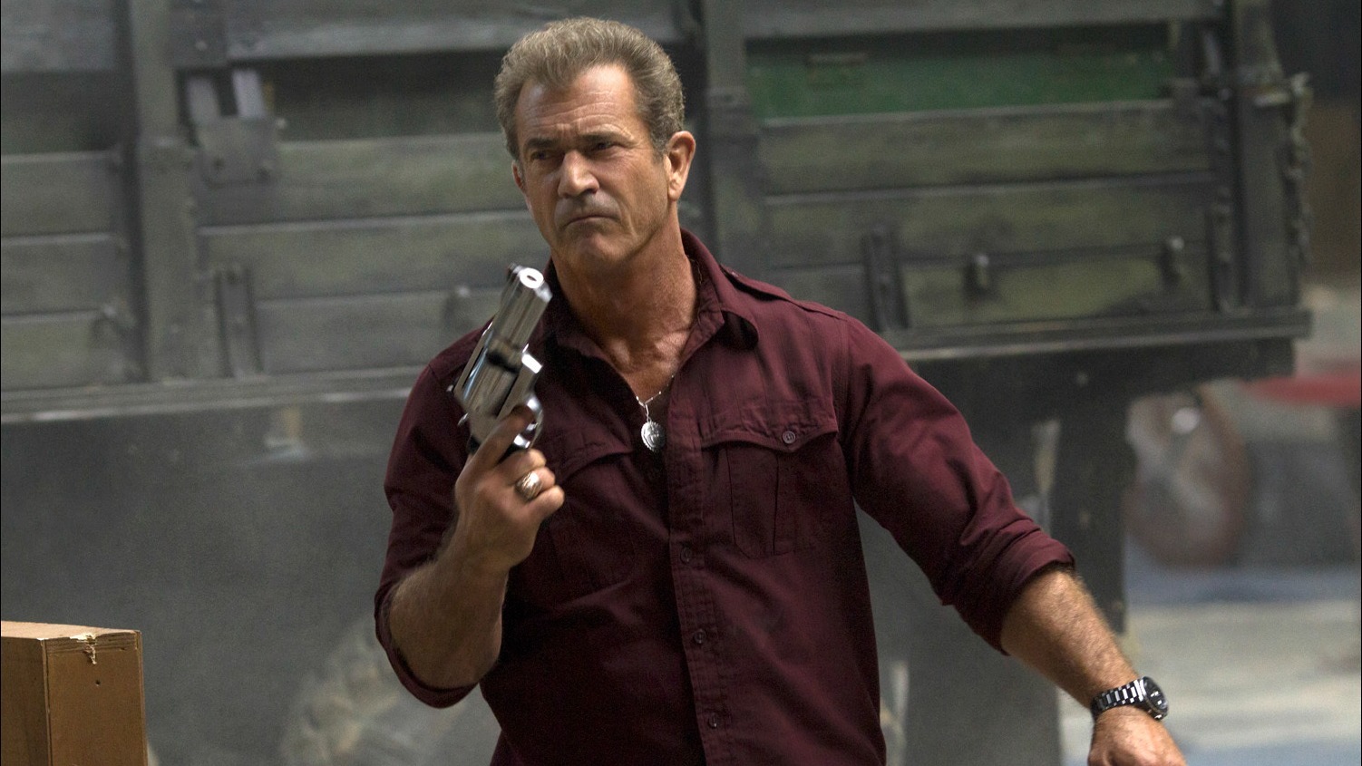 Cropped Mel Gibson The Expendables 3