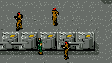 Cropped Metal Gear 2 Solid Snake