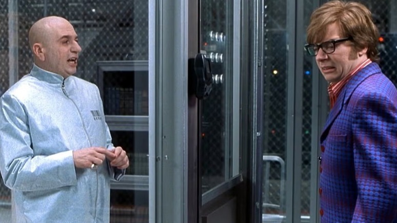 Cropped Mike Myers in Austin Powers 1997