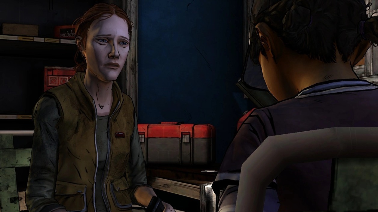 Cropped Mike and Bonnie Telltales The Walking Dead 2013